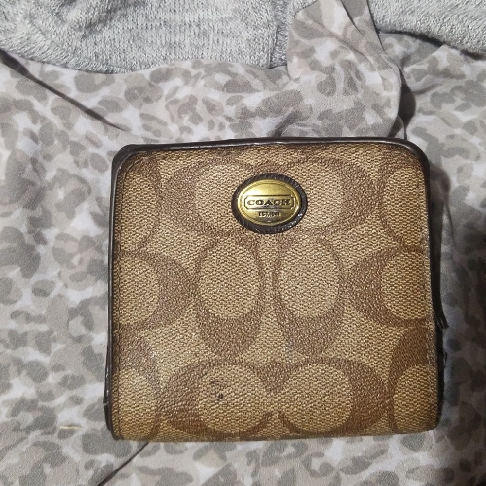 Small coach wallet